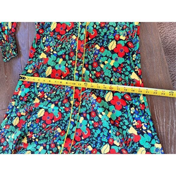 Alexis Hiroka Robe in Botanical Mandarin Size Small - Picture 12 of 12